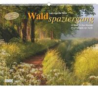 Waldspaziergang 2026 - Fotokunst-Kalender - Querformat 60 x 50 cm - Spiralbindung: A walk in the Woods Promenade en foret