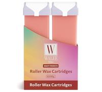 Walee Roller Wax Cartridge Refill Depilatory, Roll on Wax Cartridge roller Honey, Pink, Aloe Vera, Tea Tree- (6 x 100ml) (100ml x 6, Pink)
