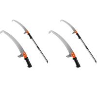 Walensee 3 M Pole Saw for Tree Trimming, Lightweight Stainless Steel Pole Pruner with Extension Handle & Pruning Blade, High Reach Branch Cutter for Garden, Patio & Forestry (Pack of 2)