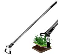 Walensee Adjustable Action Hoe 36"-66" Scuffle Loop Weeder With Cushion Grip in Silver Walensee Silver