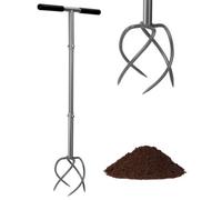 Walensee Long Handle Manual Garden Cultivator & Twist Tiller For Soil Aeration