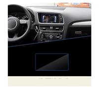 WALEQW Glass Screen Protector Car Navigation GPS Ultra-Thin Anti-fingerprint Film Full Screen Protector Tempered Glass For For Q5 For 8R 2009-2016 GPS Touchscreen Protector(7 inch)