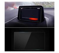 WALEQW Glass Screen Protector Tempered Glass Car DVD GPS Navigation Screen Protector Film LCD Touch Display For Mazda 3 For Axela 2017 2018 GPS Touchscreen Protector(Transparent film)