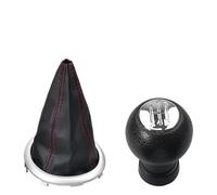 WALEQW Shift Knob Lever Head 5 Speed T Type Gear Shift Knob for Suzuki for Swift SX4 Alto S-Cross Replacement Parts Manual(Bright-Red line)