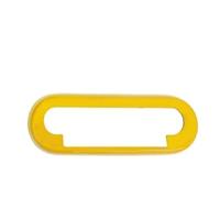 WALEQW Vehicle Interior Accessories Car Central Control Knob Panel Shell for BMW for MINI for Cooper for Countryman Interior Decoration Cover(Yellow)