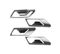 WALEQW Vehicle Interior Accessories for VW for Golf 6 MK6 2008-2013 LHD/RHD Car Interior Door Handle Pull Bowl Frame Cover Trim Accessories ABS(Lhd)