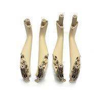 WALEQW Vehicle Interior Accessories LHD RHD Interior Car Door Handle Inside Cover Trim for BMW for 5 Series for M5 for G30 for G31 for F90 2017-2022(4pieces Set-Beige)