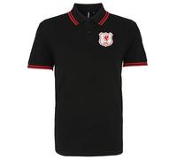 Wales 1920s Retro Football Iconic Polo Embroidered Logo