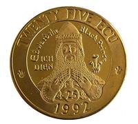 Wales 1992 *Edward the Black Prince* Reverse 25 ECU Scottish Pattern Crown Coin - encapsulated