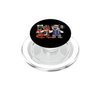 Wales Barbados Flag Welsh Roots Proud Barbadian Heritage PopSockets PopGrip for MagSafe