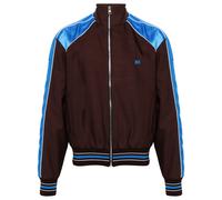 Wales Bonner Courage zip-up track jacket - Brown 50