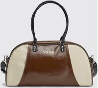 WALES BONNER Y-3 x Bicolour Lizard-Print Leather Bowling Bag