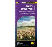 Wales Coast Path 1 : Chester to Caernarfon XT40 map: Chester to Caernarfon including Anglesey Coastal Path