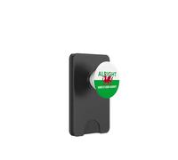 Wales Cymru Red Dragon Flag How's it Goin' Alright PopSockets PopWallet for MagSafe