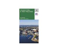 Wales/Cymru & West Midlands Road Map | Snowdonia | Ordnance Survey | OS Road Map 6 | Drive Wales | Scenic Routes | Beaches | Maps | Adventure