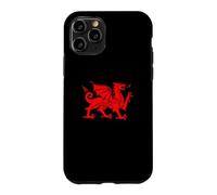 Wales Dragon Flag/Welsh Retro Cymru Medieval Design Case for iPhone 11 Pro