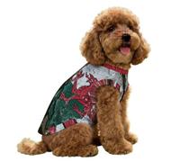 Wales & England Flags Cute Dog Shirts Sleeveless Tank Top | Comfort Tees Vest Pet Clothes for Small Medium Puppy