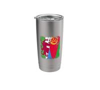 Wales Eritrea Half Flag Welsh Eritrean Heritage Stainless Steel Insulated Tumbler