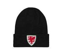 Wales FA Knitted Hat Beanie Bobble Official FAW Football Gift