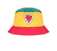 Wales FA Official FAW Football Gift Bucket Hat Red Yellow Green M/L