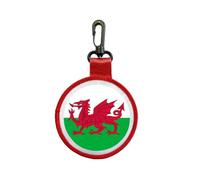 Wales Flag Luggage Tag Pull Bag Key Ring Keyring Welsh Dragon