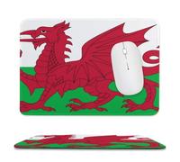 Wales Flag Mouse Mat Pad 20x24/25x30cm Cute Mousepad Desktop Non-Slip Rubber Mousemat