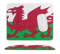Wales Flag Mouse Mat Pad 20x24/25x30cm Cute Mousepad Desktop Non-Slip Rubber Mousemat