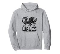 Wales Flag Welsh Dragon Baner Cymru Am Byth Welshman Pullover Hoodie