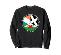 Wales Ireland Cornwall Flags, Celtic Languages Sweatshirt