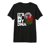 Wales It's in My DNA Proud to Be Welsh Premium T-Shirt
