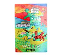 Wales Landmark Magnet | Iconic Welsh Attractions in a Single Design | Beautiful Fridge Magnet for Souvenir Collectors & Proud Welsh Locals
