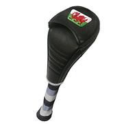 Wales Leatherette Golf Driver Head Cover - Black