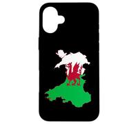 Wales Overlaid By A Vivid Red Welsh Dragon Case for iPhone 16 Plus