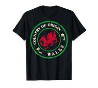 Wales Passport Stamp s Patriotic Welsh Traveller T-Shirt