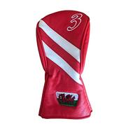 Wales Patriot Red 3 Wood Fairway Headcover by Asbri Golf.