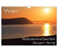 Wales - Pembrokeshire Coast Path UK-Version (Wall Calendar 2026 DIN A4 Landscape), CALVENDO 12 Month Wall Calendar