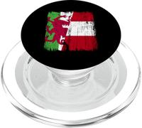 Wales Peru Half Flag Welsh Peruvian Heritage Jersey PopSockets PopGrip for MagSafe
