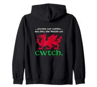 Wales Pride Dragon - Only the Welsh Can Cwtch! Zip Hoodie