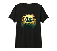 Wales Proud Welsh Dragon Premium T-Shirt