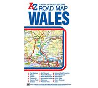 Wales Road Map (A-Z Road Map)