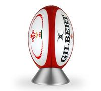 Wales Rugby Ball Table Lamp - Official Gilbert Light | Unique Rugby Gift for Fans | Plug-in, LED Ready
