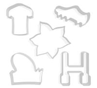Wales Rugby Cookie Cutter Pack - 6 Six Nations Welsh