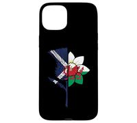 Wales Scotland Mixed Heritage Daffodil Scottish Flag Flower Case for iPhone 15 Plus