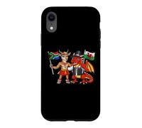 Wales South Africa Flag Welsh South African Roots Case for iPhone XR