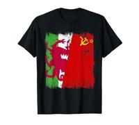 Wales Soviet Union Flag Welsh USSR Heritage T-Shirt
