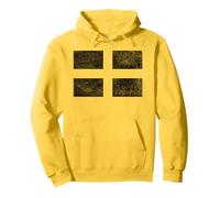 WALES ST. DAVID'S CROSS FLAG SAINT DAVID WELSH FLAG Pullover Hoodie