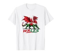 Wales Tshirt for Kids, Welsh map, Wales Flag Shirt for Mens Value Graphic T-Shirt