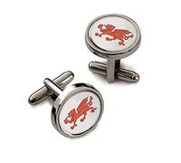 Wales Welsh Dragon Coin Cufflinks - X2PSC155