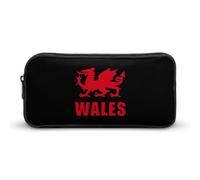 Wales Welsh Dragon Simple Pencil Case Big Capacity Pouch Box Travel Makeup Bag