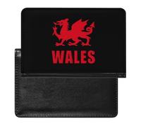 Wales Welsh Dragon Slim Passport Holder Credit Card Cover Travel Essentials Wallet
